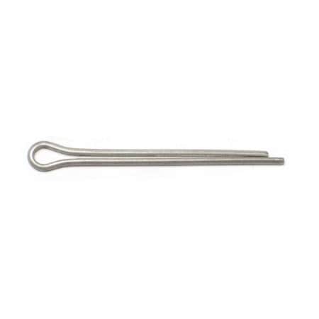 Midwest Fastener  Cotter Pin, 1/8 in Dia, 1-3/4 in L, Stainless Steel 74817